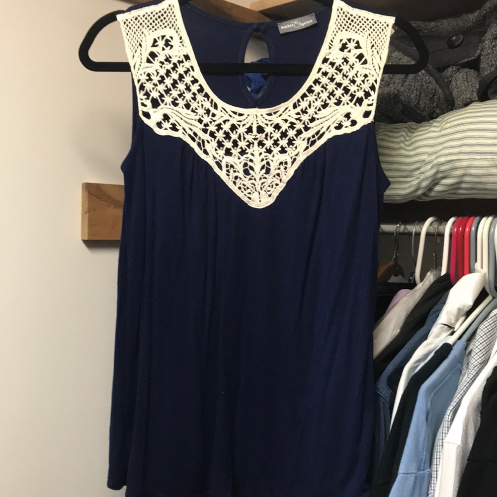 Market & Spruce sleeveless blouse